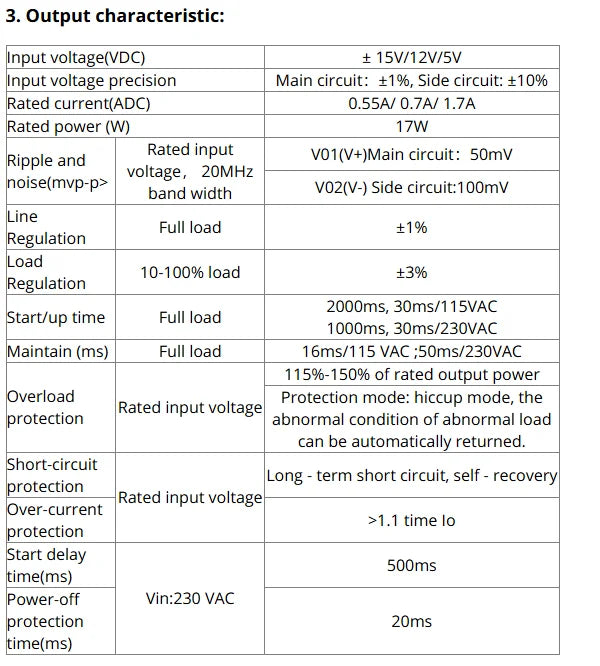 Buck Voltage Converter Board Dual Output Step Down Power Supply Module AC 85V-265V to DC +/-5V +/-12V +/-15V Voltage Regulator