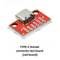 TYPE-C female connector test board, USB3.1 16P to 2.54, high-current power adapter board module