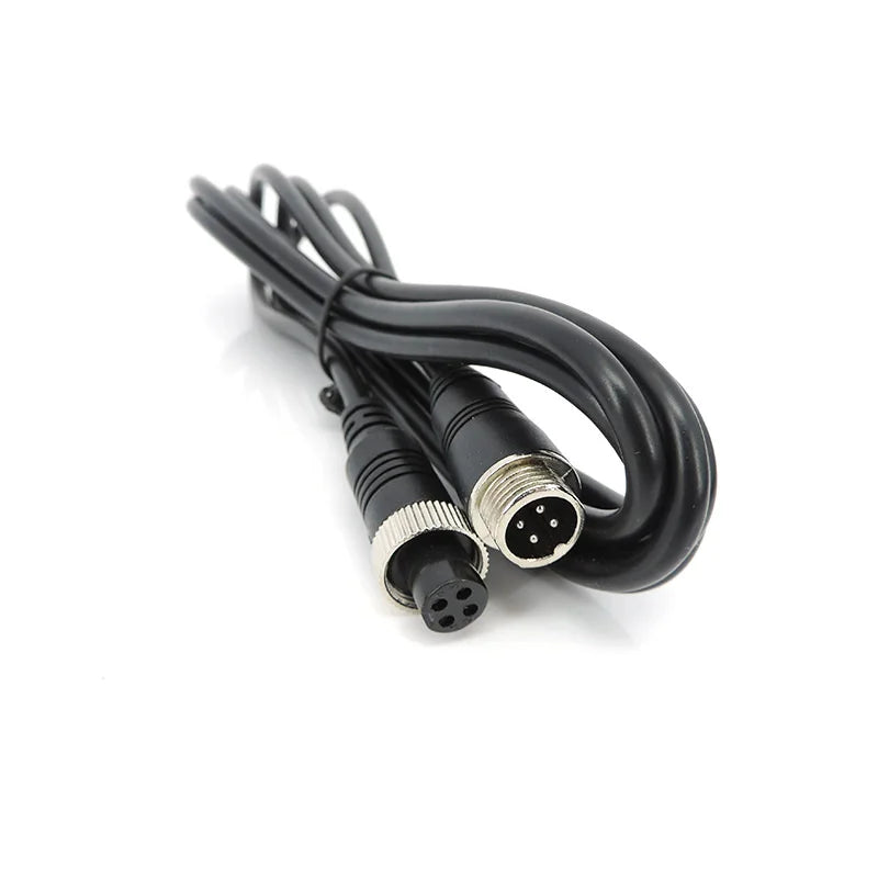 1/3/5/10/15/20M 4 Pin core male to female Aviation Extension Video connector power Cable for car Truck Bus Monitor Camera wire