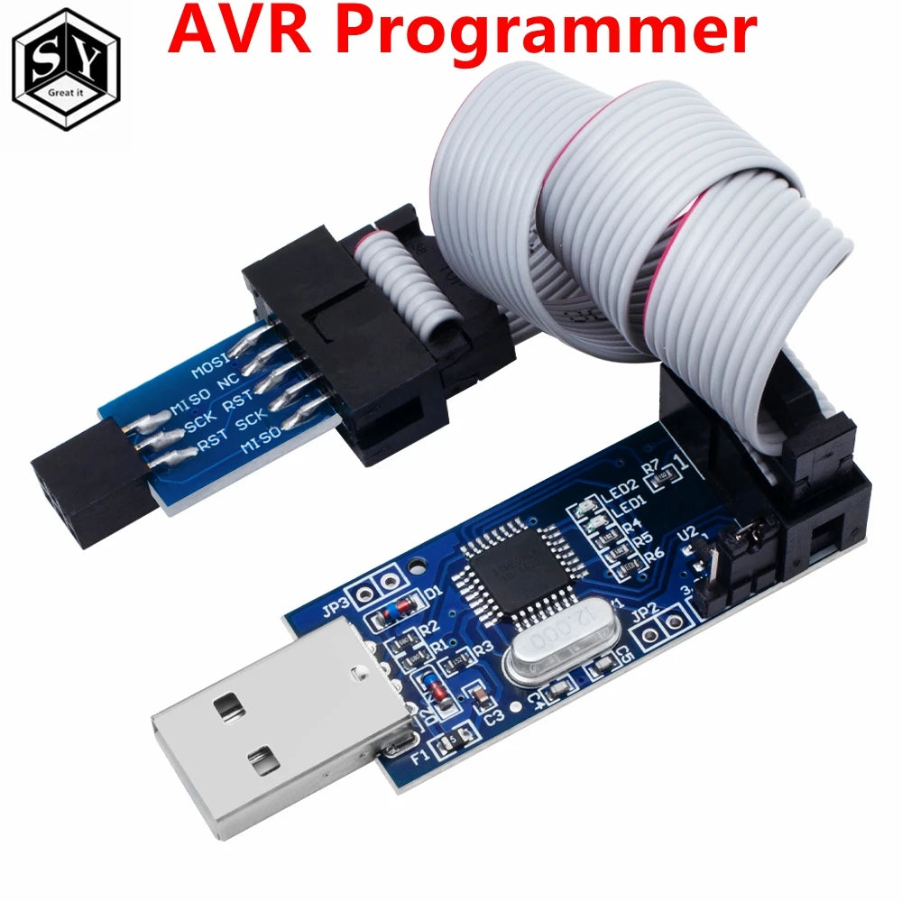 1PCS /5pcs  USBASP USBISP AVR Programmer USB ISP USB ASP ATMEGA8 ATMEGA128 Support Win7 64 with stk500