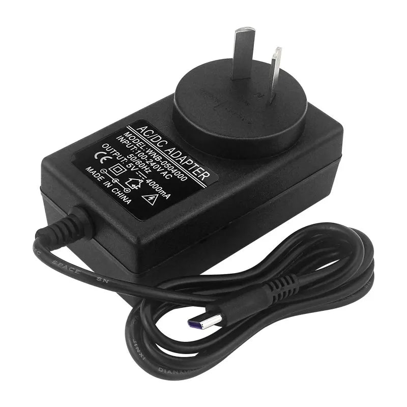 5V 4A Power Supply for Orange Pi 5 Plus / 5B / 5 20W USB Type C Power Adapter for OPI 5 Raspberry Pi 4B Jetson Nano 2GB Charger