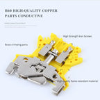 10Pcs USLKG2.5N UK2.5B Screw Ground Earth Protective Modular Wire Electrical Connector DIN Rail Terminal Block USLKG 2.5N 2.5