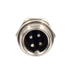GX12 Aviation Circular Connector GX12-2Pin 3pin 4pin 5pin 6pin 7pin Male Female 12MM M12 Fixed Rear Nut Plug Socket