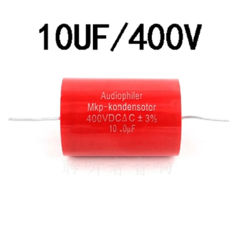 2pcs Audiophiler Axial MKP Capacitor Audio 400V 10UF/400V 0.1UF 1UF 3.3UF 4.7UF 6.8UF 7.5UF 8.2UF 12UF 15UF 18UF 22UF 33UF 47UF