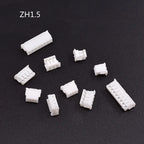 100Pcs JST SH ZH PH XH Connector Housing 1.0mm 1.25mm 1.5mm 2.0mm 2.54mm 2P 3P 4P 5P 6P 7P 8P 10P Plastic Plug Shell Assortment