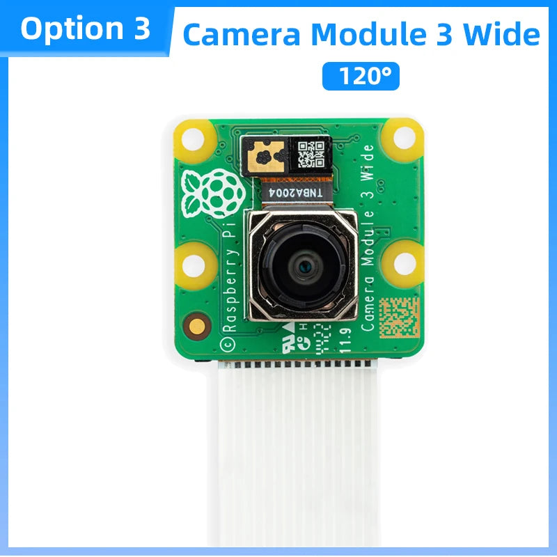 Official Raspberry Pi Camera Module 3 12MP IMX708 Sensor Auto Focus SNR DPC PDAF Optional 75° 120° NoIR Night Vision for Pi 4B