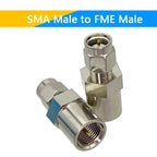 1-10PCS SMA To FME Male Female Straight Connector SMA TNC BNC UHF F FME Male Female To FME Male Female Coaxial RF Adapters Brass