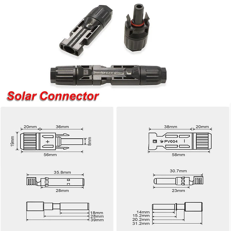 XT90 to Solar Connector Cable 10AWG XT60 Male to Female Silicone Extension Cable For Remote Battery Solar Portable Power Station