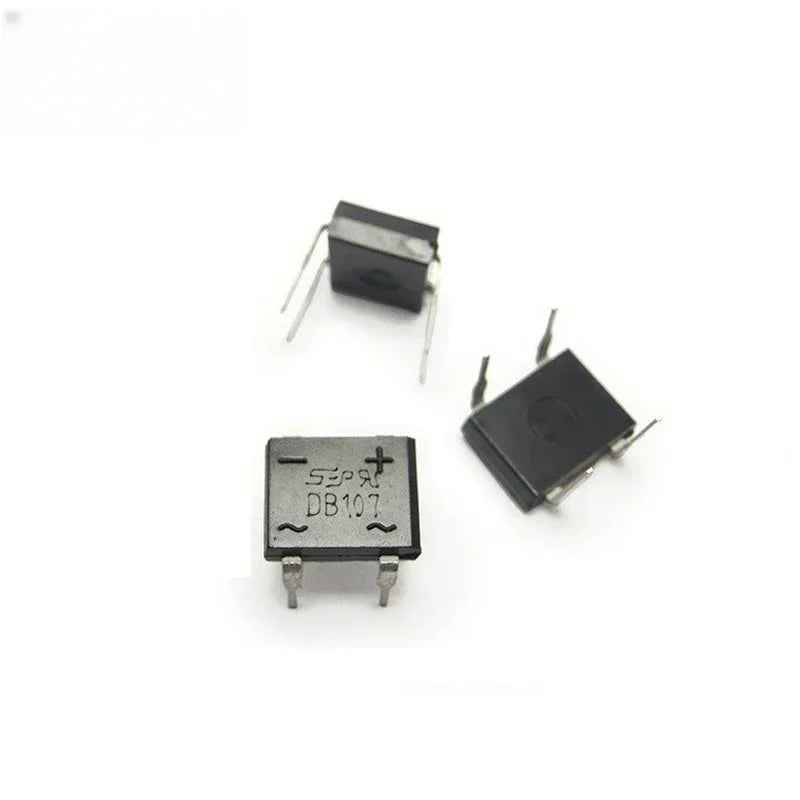 LAUBEI 10/20/50PCS DB107 Diode Bridge 1A 1000V DIP4 Single Phases Diode Rectifier Bridges Electronica Componentes