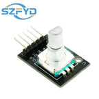 1-10PCS 360 Degree Rotary Encoder Module KY-040 Brick Sensor Development Board with Knob Cap Potentiometer KIT DIY for Arduino
