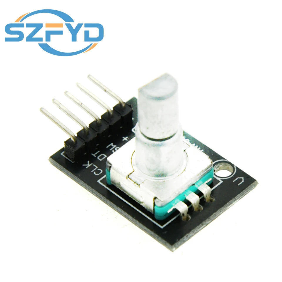 1-10PCS 360 Degree Rotary Encoder Module KY-040 Brick Sensor Development Board with Knob Cap Potentiometer KIT DIY for Arduino
