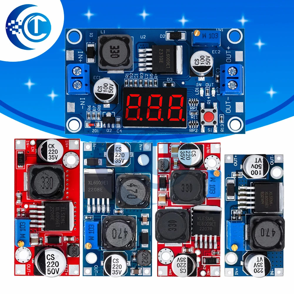 XL6009 Boost module 1.2-35V 20W Adjustable Power Supply Module for Arduino DIY