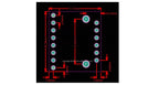 6-axis IMU module BMI323 ICM-45686 6DOF accelerometer gyroscope and motion sensor BMI323 / ICM-45686 optional.