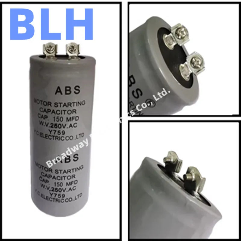 CD60 ABC Motor Starting Capacitor 125V 50UF 50MFD  500UF 500MFD 600UF 600MFD 800UF 800MFD 1000UF 1000MFD 1200UF 1200MFD