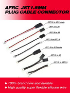 AFRC S1001 JST(ZH)1.5mm to JR Plug Cable Connector Various RC Adapter Cables JST1.0 1.5 JR Futaba for RC DIY Assembly Upgrading