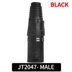 4/10/20pcs MIC Snake Plug Male Female Microphone Cable Connector XLR 3 Pin Wire Connector