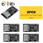 1-10pcs Type C PD2.0 PD3.0 Fast Charge Trigger Polling Detector USB Boost Power Supply Change Module Charger Board
