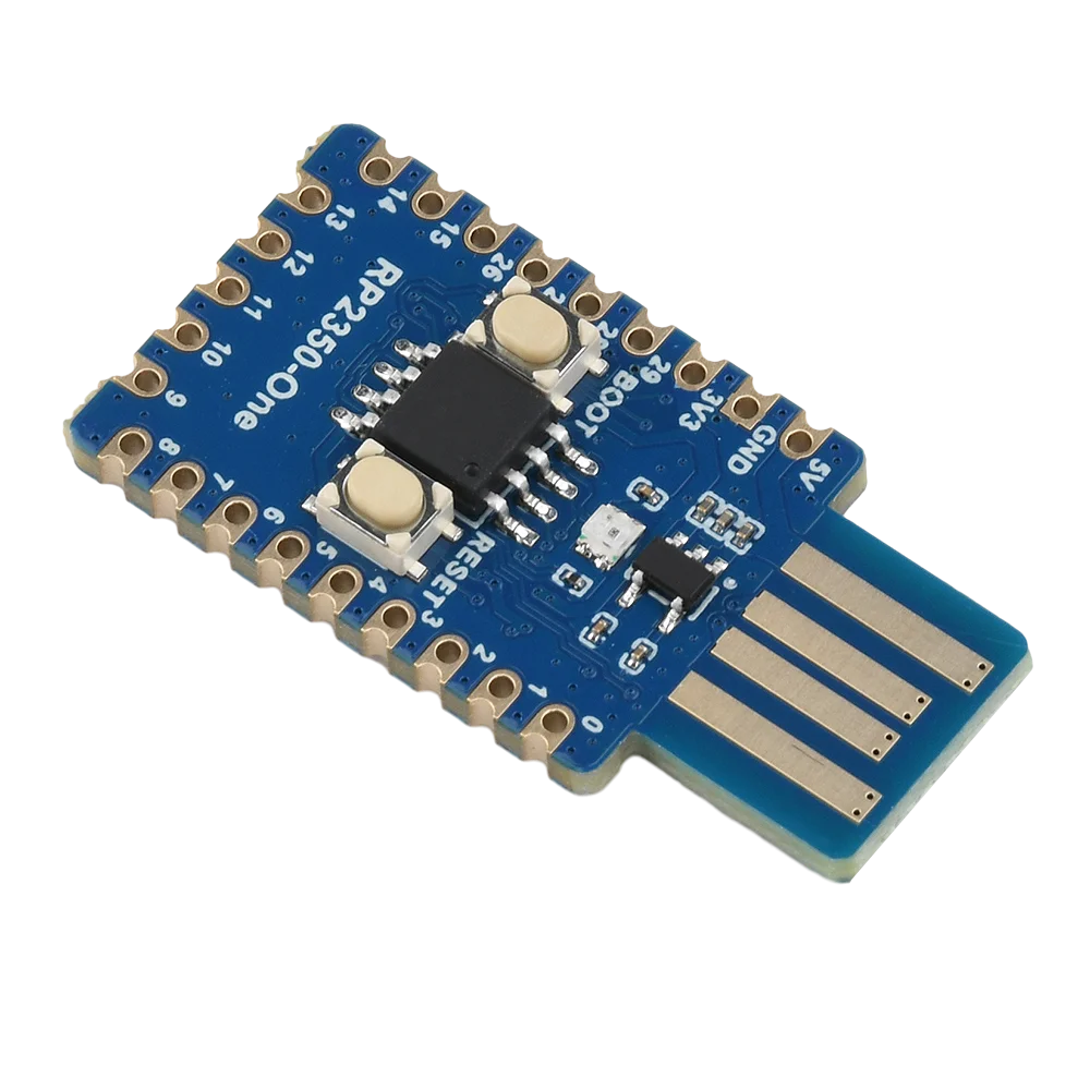 RP2350-One 4Mb Flash Microcontroller Development Board RP2350A Dual Core Dual Architecture Processor Type-A for Raspberry Pi