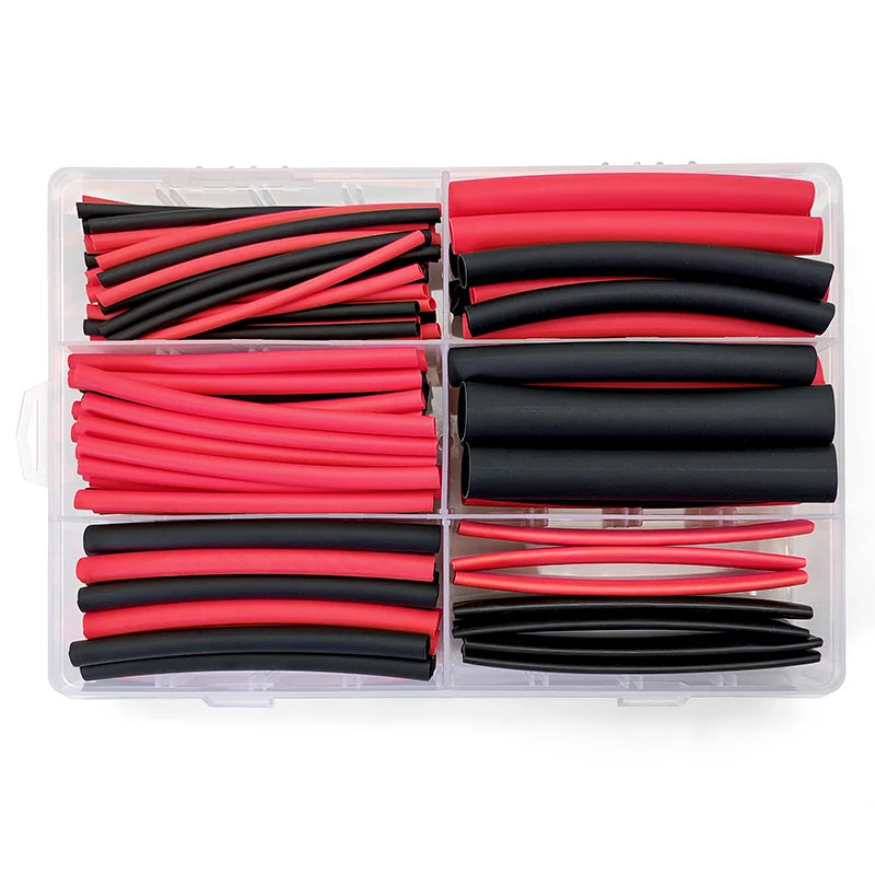 DIY Repair Heat Shrink Tube Assortment 3:1&4:1 Dual Wall Adhesive Flame Retardant Insulator For All Kinds Electrical Wire Cable