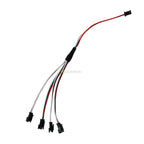 2pcs 2pin 3Pin 4Pin SM Splitter 1 To 2 3 4 LED Connector JST Male Female Connector Wire Cable For WS2812 WS2811 WS2801 Led Strip