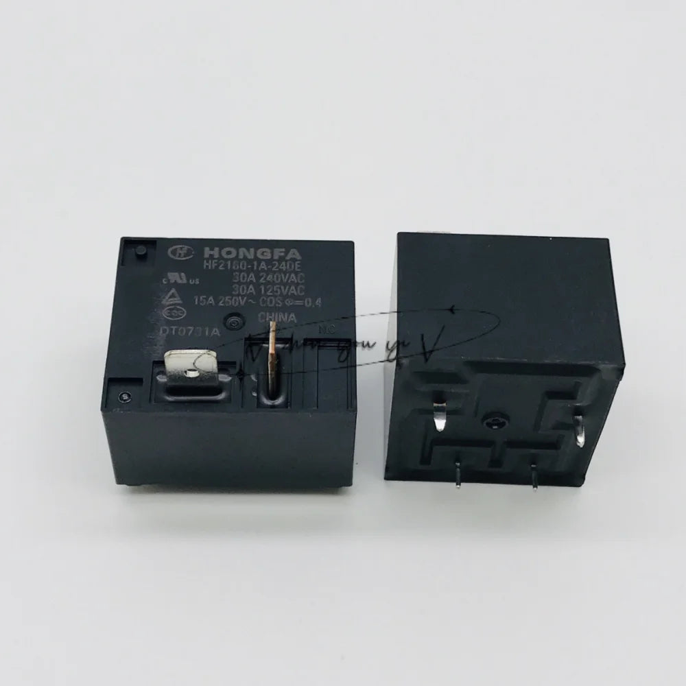 5PCS/LOT 100% New For HongFa Relay HF HF2160-1A-12DE -24DE 12VDC 24VDC 4PIN Air Conditioning Relay DC12 DC24 30A