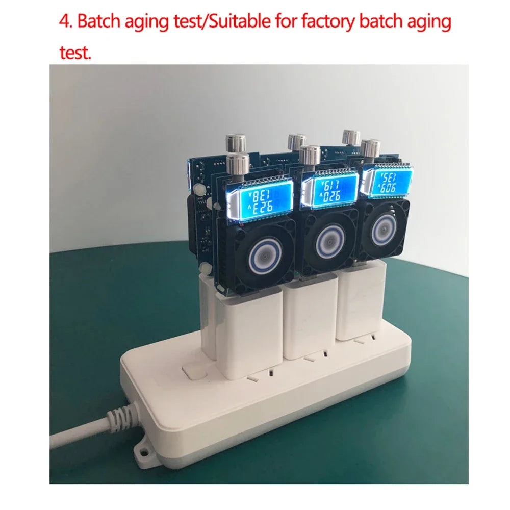 1PCS KZ35 Constant Current Electronic Load USB Type C QC2.0/3.0 AFC FCP Triggers Battery Testser Discharge Capacity Meter