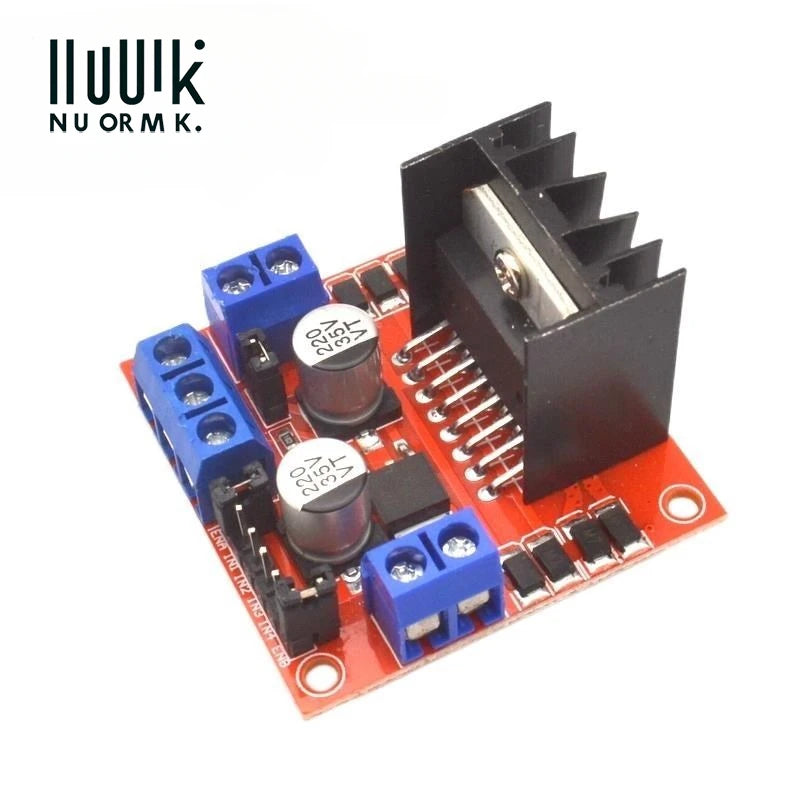 L298N Motor Driver Module for DC and Stepper Motors - Smart Car Robot Accessories