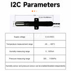 BME280 High Precision Temperature and Humidity Sensor Probe Cable 1M 2M 3M 5M Digital Sensor I2C or RS485 Waterproof Shield