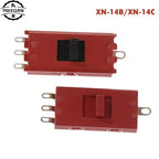 1pc Toggle Slide DIP Air Tube Switch 4 Pins 4 Positions XN-14C 16A 125V 10(2A) 250V For Hair Dryer Blower Switch