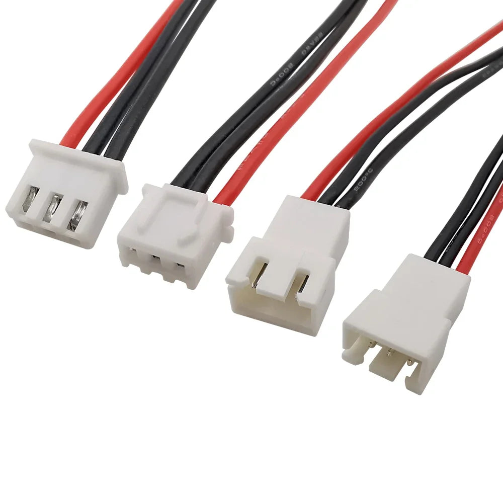 10pcs XH 2S 3S 4S 5S 6S Silicon 22AWG Solder-free 10-30CM LiPo Battery Balance Charger Extension Cable Balance Charging Wire