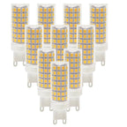 10pcs Super Bright G9 LED Lamp AC220V 7W 9W 12W 15W Ceramic SMD2835 Led Bulb Warm/Cool White Spotlight Replace Halogen Light