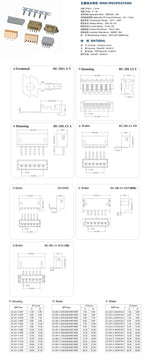 20pcs SH1.0 1.25 ZH1.5 PH2.0 XH2.54 mm Male Pin Header Socket Dip/Right Angle RA SMD SMT 2/3/4/5/6/7/8/9/10/12P Wafer