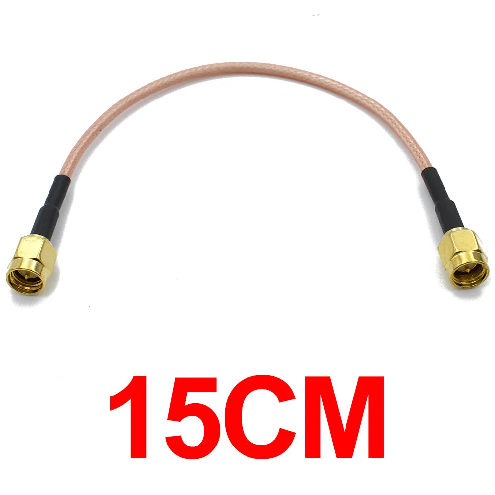 SMA to SMA Cable Male to Male Connector Antenna extension jumper RF cable Pigtail Adapter Cable RG316 For WIFI 3G 4G GSM Antenna