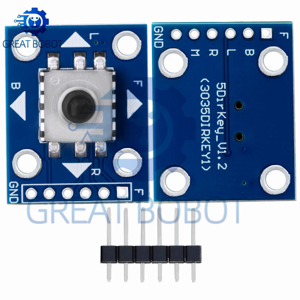 1~10PCS 5Way Navigation Button Module with 5D Joystick,Mechanical Tactile Switch for Arduino/STM32, DIY Robotics/Game Controller
