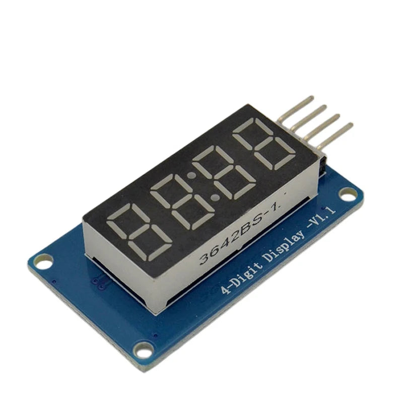 1-50PCS TM1637 LED Display Module For Arduino 7 Segment 4 Bits 0.36Inch Clock RED Anode Tube Four Serial Driver Board Pack