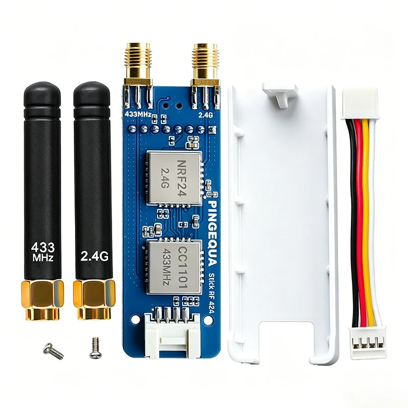 M5Stack StickC Plus 2 RF Development Board NRF24L01 & CC1101 Module with Bruce Firmware, 3D Printed Case Included