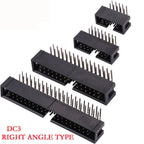 FC 6/8/10/12/14/16/18/20/24/26/30/34/40/50/60/64Pin 2.54mm Pitch Female IDC Socket Connector Ribbon Cable DC3 Header Male Socket