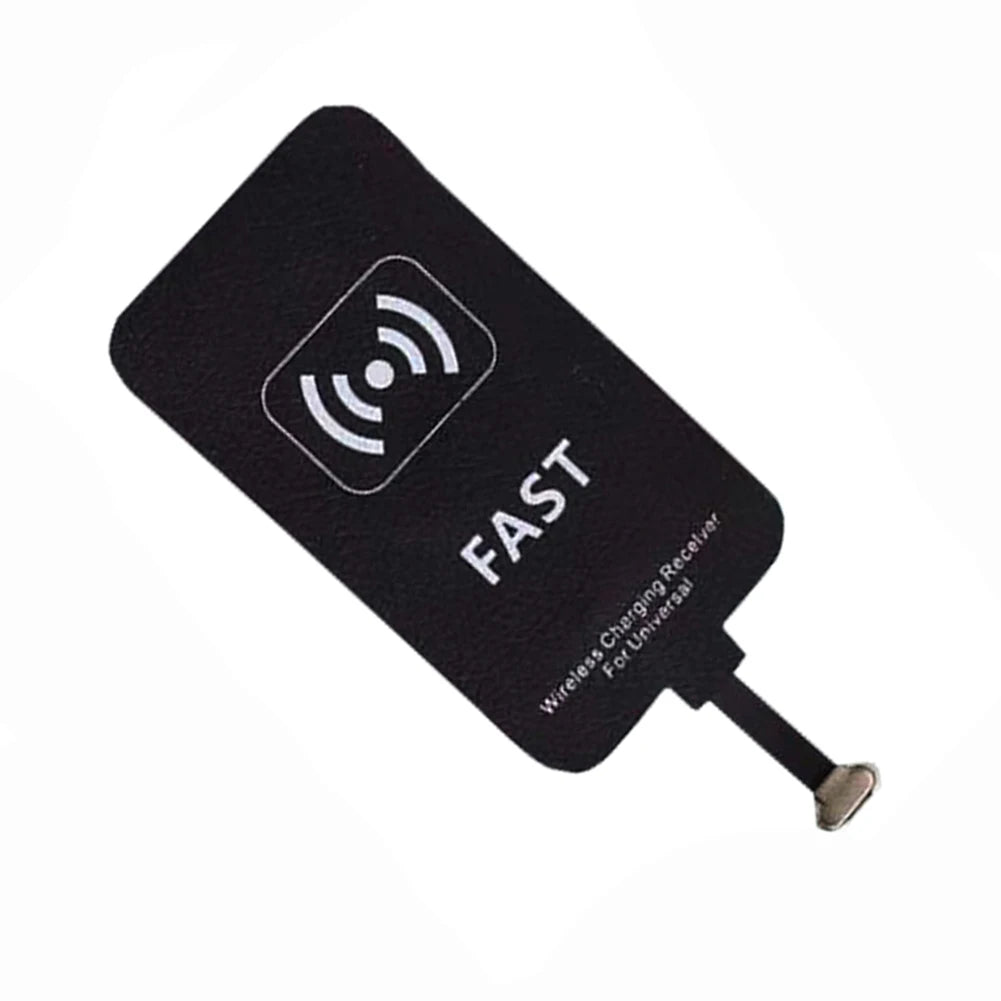 1pc Wireless Charger Adapter Receiver 10W Type-C Wireless Charging Patch Wireless Charging Receiver With Magnetic Charging Cable