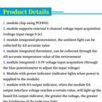 1/5/10PCS PCF8591 AD/DA Conversion of Digital Converter Module Apply to Temperature、Illumination Acquisition For Arduino