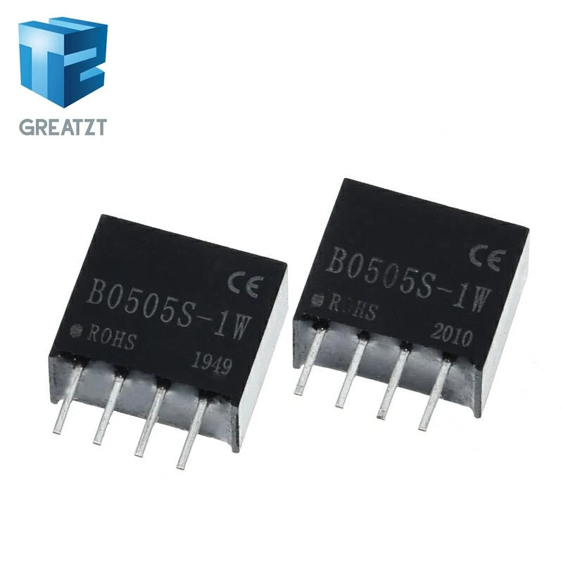 GREATZT 1/5Pcs B0505S-1W 5V to 5V converter DC DC power module converter 1000VDC Isolation