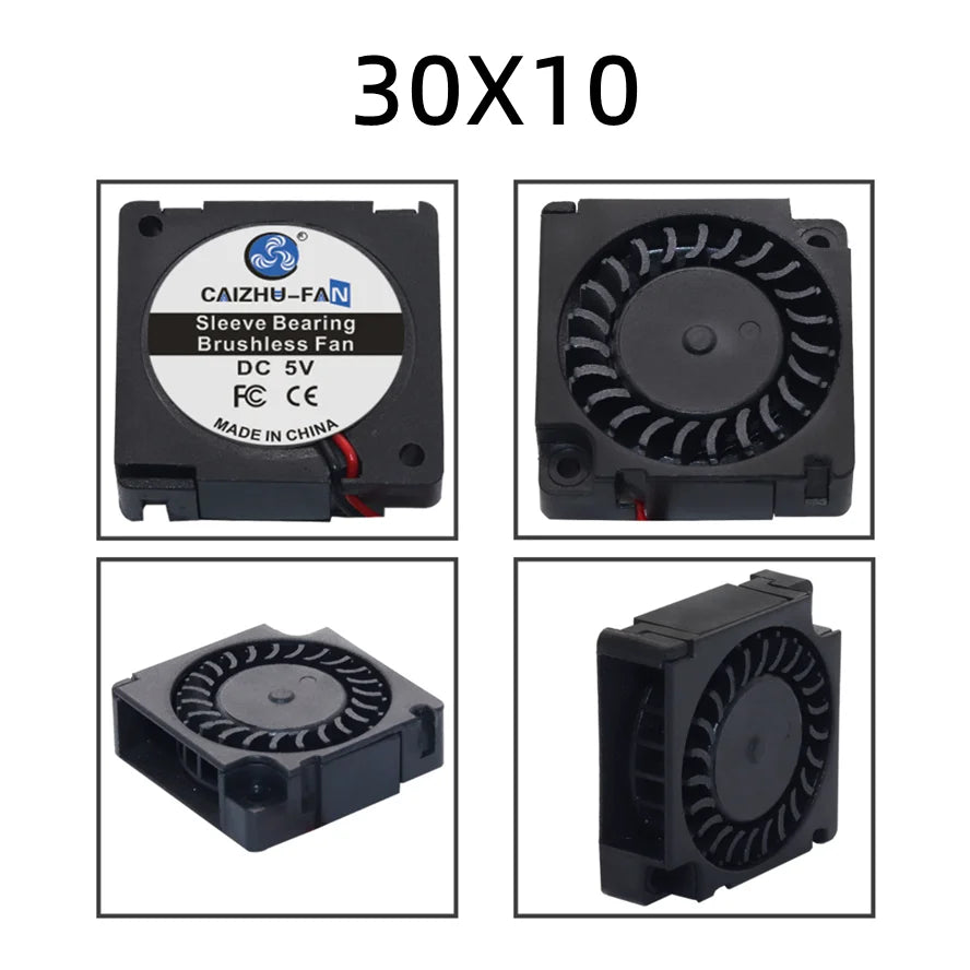 30MM 40MM 50MM 60MM 75MM 97MM Cooling Fan Brushless Motor Case Fan Blower Fan Humidifier FanInduction Cooker Fan 5V USB Plug