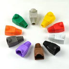 10-100Pcs RJ45 Ethernet Cable Connector Boots Cover CAT5 CAT5E CAT6 CAT6E Ethernet Network Lan Cable Plug Cap Protective Sleeve
