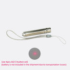 Mini 650nm 10mW Red Dot/Line/Cross Laser Diode Module Stainless Steel Handheld LED
