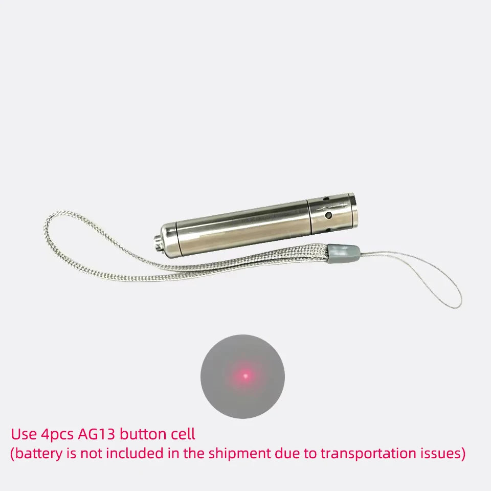 Mini 650nm 10mW Red Dot/Line/Cross Laser Diode Module Stainless Steel Handheld LED