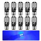 Car Signal Bulbs W5W WY5W 192 194 168 3030 24SMD LED T10 Super Bright 600LM Colors Options for Car Turn Signal Brake Stop Lights