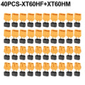 XT60H Connector Plug with Sheath Housing Female Male XT60 Bullet Adapters Connectors for RC Lipo Battery Car Drone Airplane