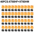 XT60H Connector Plug with Sheath Housing Female Male XT60 Bullet Adapters Connectors for RC Lipo Battery Car Drone Airplane