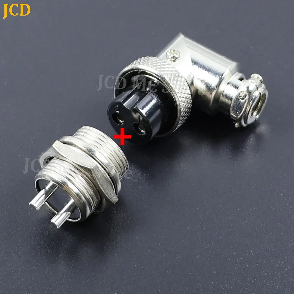 1 Set GX16 90 Degree Right Angle XLR 16mm Elbow 2/3/4/5/6/7/8/9/10 Pin Female Plug Male Chassis Mount Socket Aviation Connector