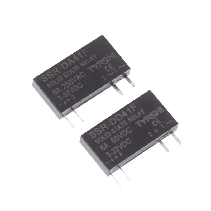 SSR-41FDD/41FDA Solid State Relays DC To DC Slim Relay Module 3-32VDC 6A Mini Relay Non-contact DIN Rail Relay