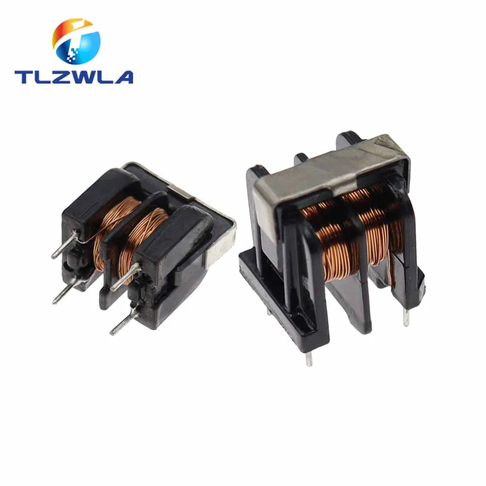 100PCS UU9.8 UF10.5 Common Mode Choke Inductor 10mH 20mH 30mH 40mH 50mH For Filter Pitch